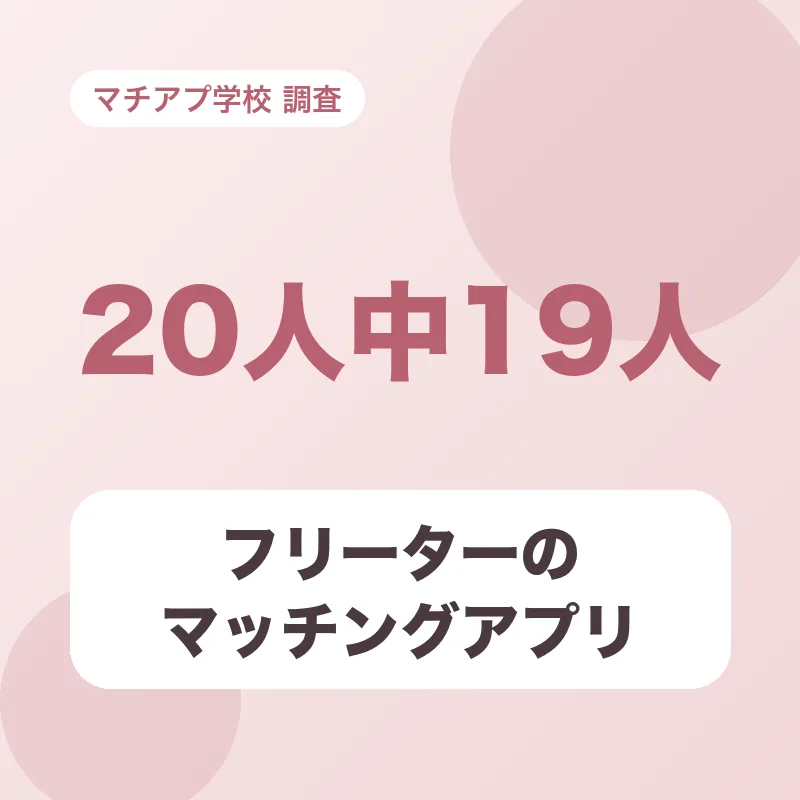 フリーターのマッチングアプリ