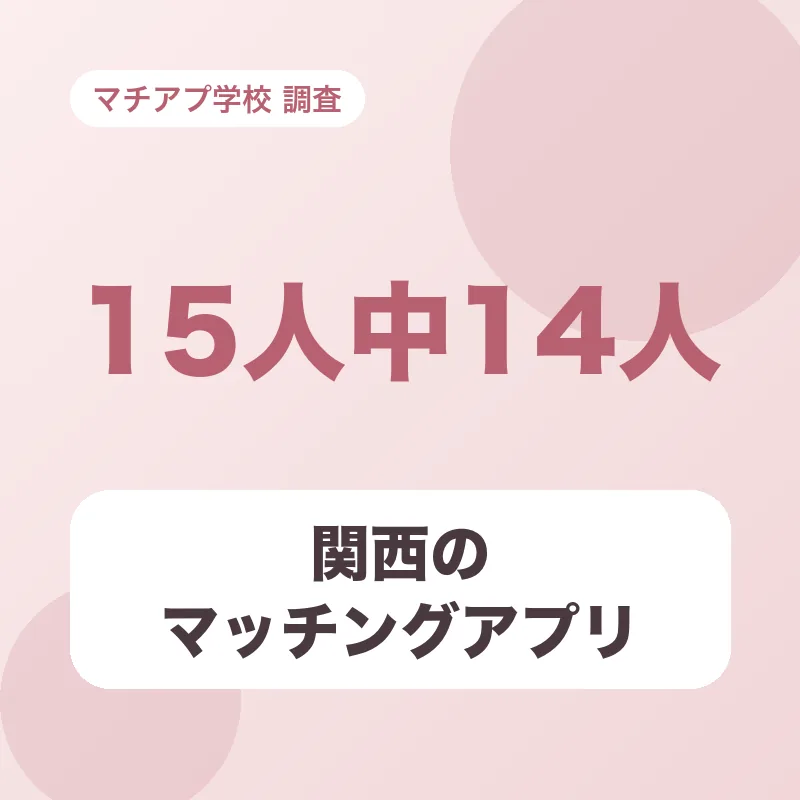 関西のマッチングアプリ