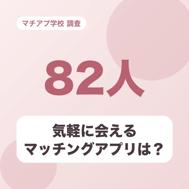 気軽に会えるマッチングアプリは?