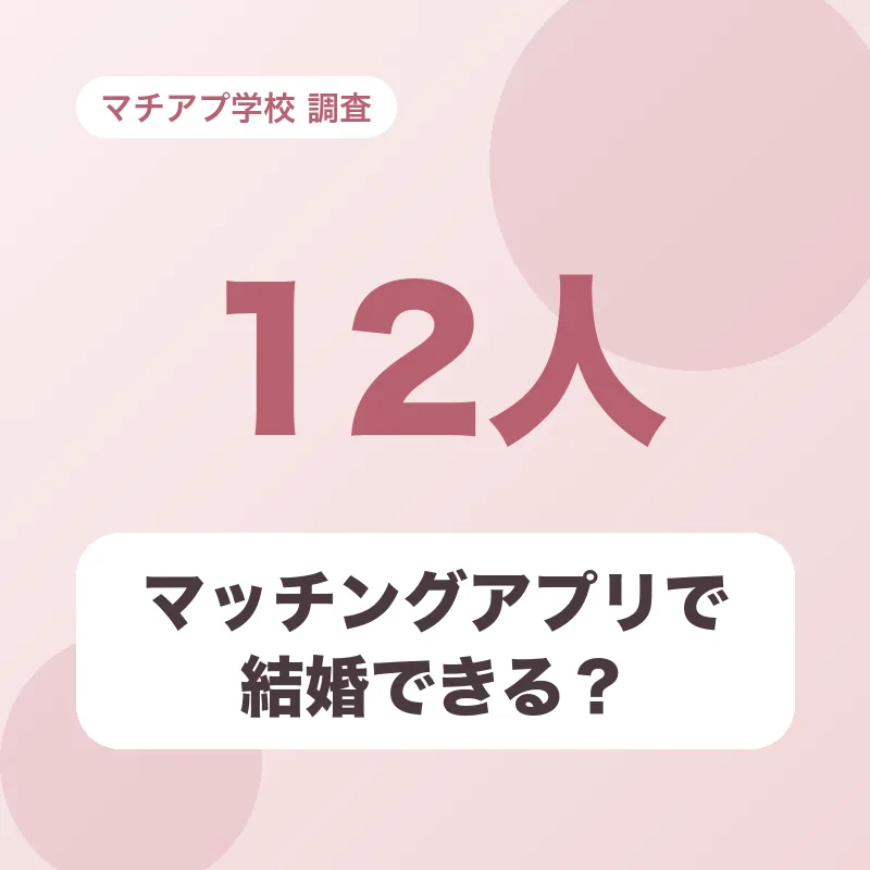 マッチングアプリで結婚できる？