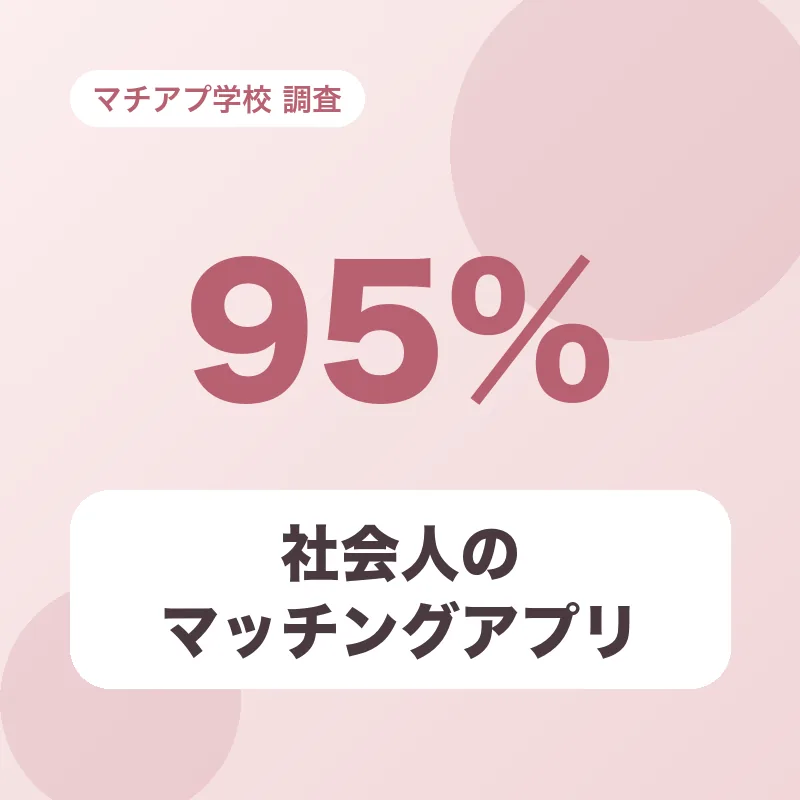 社会人のマッチングアプリ