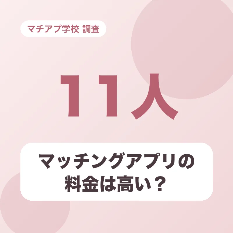 マッチングアプリの料金は高い?