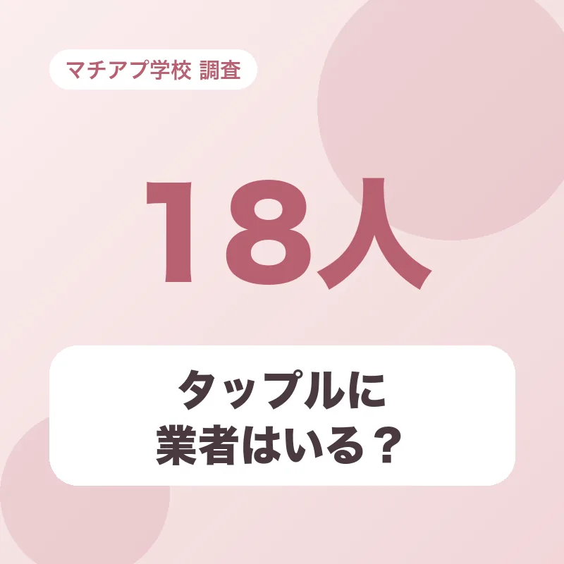 タップルに業者はいる？