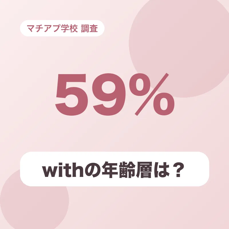withの年齢層は?